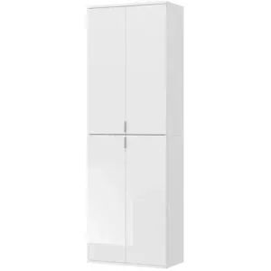 Höffner Garderobenschrank  Projekt X ¦ weiß ¦ Maße (cm): B: 61 H: 193