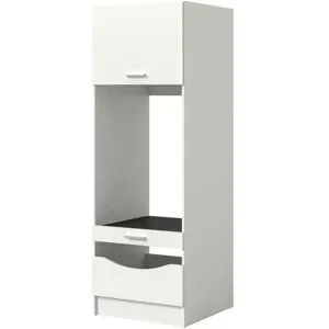 Höffner Waschmaschinenschrank  Frillensee ¦ weiß ¦ Maße (cm): B: 66 H: 195