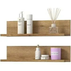 Höffner Wandregal Set   ¦ holzfarben ¦ Maße (cm): B: 51 H: 12