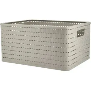 Rotho Aufbewahrungsbox  COUNTRY ¦ beige ¦ Kunststoff ¦ Maße (cm): B: 27,8 H: