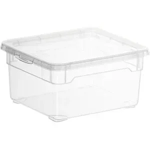Rotho Aufbewahrungsbox  CLEAR ¦ transparent/klar ¦ Kunststoff ¦ Maße (cm): B:
