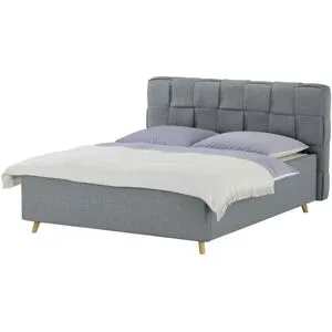 meinBett Polsterbettgestell  Veifa ¦ grau ¦ Maße (cm): B: 206 H: 103