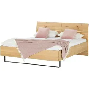 Woodford Bettgestell teilmassiv Smilla ¦ holzfarben ¦ Maße (cm): B: 169 H: 96