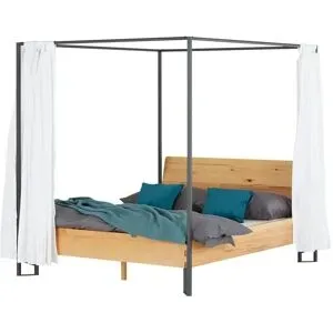 HASENA Himmelbett  Naturo Line ¦ holzfarben ¦ Maße (cm): B: 160 H: 200