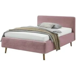 Höffner Polsterbett mit Bettkasten Mattis ¦ rosa/pink ¦ Maße (cm): B: 161 H: 105