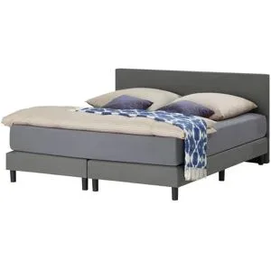 Höffner Boxspringbett  Cisano ¦ grau ¦ Maße (cm): B: 140 H: 91