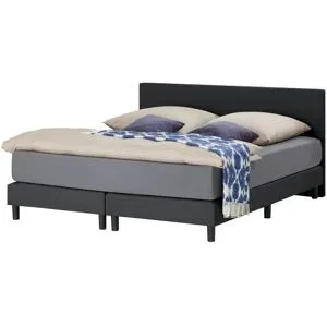 Höffner Boxspringbett  Cisano ¦ schwarz ¦ Maße (cm): B: 160 H: 91