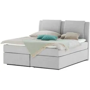 Wohnwert Boxspringbett  Dormian Saman ¦ grau ¦ Maße (cm): B: 200 H: 127