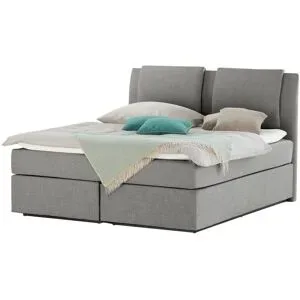 Wohnwert Boxspringbett  Dormian Saman ¦ grau ¦ Maße (cm): B: 180 H: 127