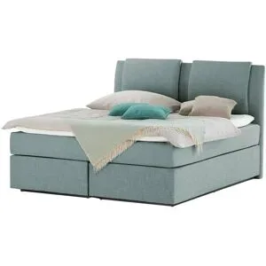 Wohnwert Boxspringbett  Dormian Saman ¦ türkis/petrol ¦ Maße (cm): B: 200 H: 127