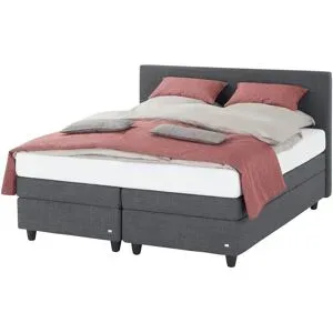 RUF Boxspringbett  Verena ¦ grau ¦ Maße (cm): B: 186 H: 113
