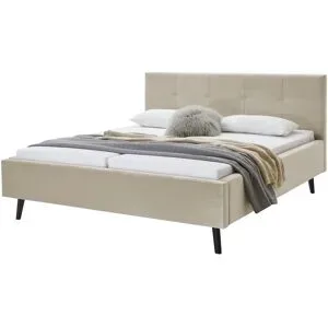 Höffner Polsterbettgestell mit Bettkasten Evita ¦ beige ¦ Maße (cm): B: 196 H: 110
