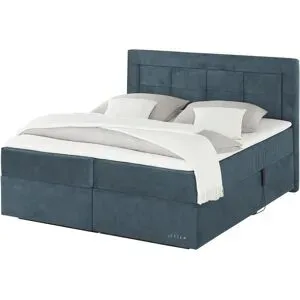 Jette Home Motor-Boxspringbett  Jette Patch ¦ türkis/petrol ¦ Maße (cm): B: 202