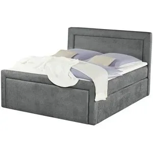 Jette Home Boxspringbett  Jette Frame ¦ grau ¦ Maße (cm): B: 204 H: 129