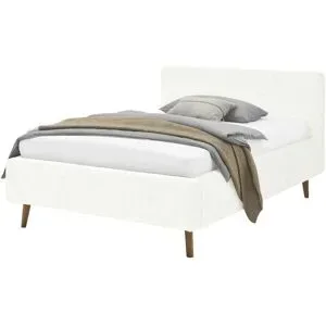 Höffner Polsterbett mit Bettkasten Mattis ¦ creme ¦ Maße (cm): B: 161 H: 105