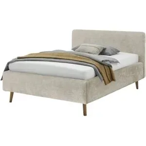 Höffner Polsterbett mit Bettkasten Mattis ¦ beige ¦ Maße (cm): B: 161 H: 105