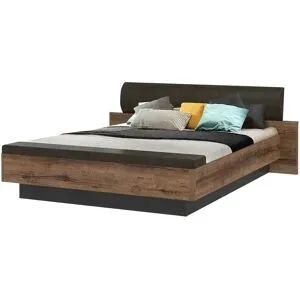 Höffner Bettgestell  Jedburgh ¦ holzfarben ¦ Maße (cm): B: 219,8 H: 90 T: 242.2