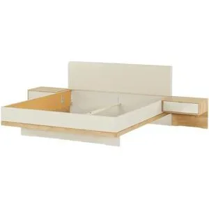 Höffner Bettanlage  Carnero ¦ creme ¦ Maße (cm): B: 215 H: 97