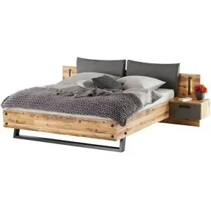 Höffner Bettanlage  Liverpool ¦ holzfarben ¦ Maße (cm): B: 289,4 H: 96,3 T: 215.5
