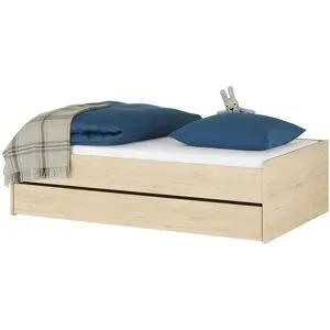 Höffner Duobett  Grow Up ¦ holzfarben ¦ Maße (cm): B: 127 H: 54,5