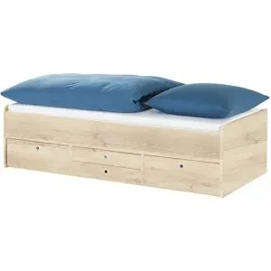 Höffner Schubkastenbett  Grow Up ¦ holzfarben ¦ Maße (cm): B: 127 H: 54,5