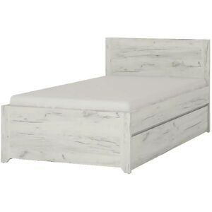 Höffner Bett  Angel ¦ weiß ¦ Maße (cm): B: 95,8 H: 80,5