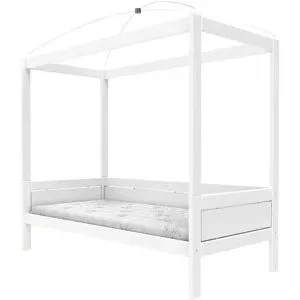 Lifetime Himmelbett   ¦ weiß ¦ Maße (cm): B: 102 H: 210
