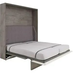 Höffner Schrankklappbett  Loop ¦ holzfarben ¦ Maße (cm): B: 196 H: 225 T: 230.0