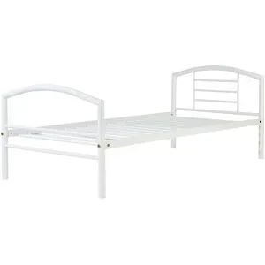 Höffner Metallbett  Karina ¦ weiß ¦ Maße (cm): B: 97 H: 79