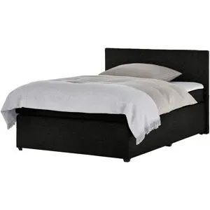Höffner Boxspringbett  Countess ¦ schwarz ¦ Maße (cm): B: 147 H: 104