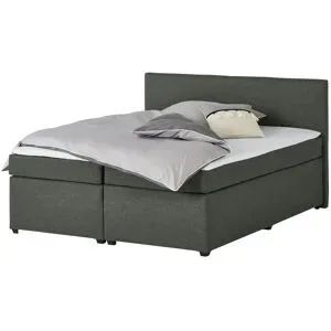 Höffner Boxspringbett  Countess ¦ grau ¦ Maße (cm): B: 187 H: 104