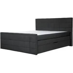 Höffner Boxspringbett  Vito ¦ grau ¦ Maße (cm): B: 193 H: 117