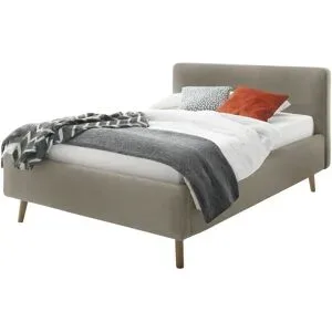 Höffner Polsterbett  Mattis ¦ braun ¦ Maße (cm): B: 161 H: 105