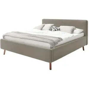Höffner Polsterbett  Mattis ¦ braun ¦ Maße (cm): B: 181 H: 105