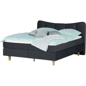 Höffner Boxspringbett  Dalur ¦ schwarz ¦ Maße (cm): B: 200 H: 110