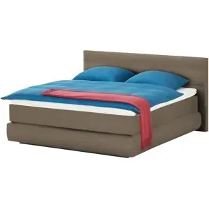 Wohnwert Boxspringbett  Dormian Bolge Low ¦ braun ¦ Maße (cm): B: 220 H: 102