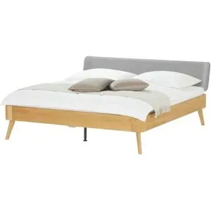 HASENA Massivholzbett  Oak Bianco ¦ holzfarben ¦ Maße (cm): B: 193 H: 86