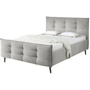 meinBett Polsterbettgestell  Mariano B ¦ grau ¦ Maße (cm): B: 189 H: 108