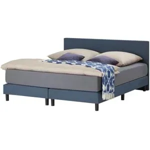 Höffner Boxspringbett  Cisano ¦ blau ¦ Maße (cm): B: 160 H: 91