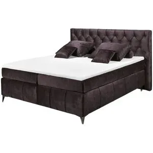 meinBett Boxspringbett  Pembroke ¦ lila/violett ¦ Maße (cm): B: 200 H: 121