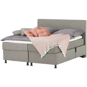 Wohnwert Motor-Boxspringbett  Dormian Boro Motor ¦ grau ¦ Maße (cm): B: 180 H: