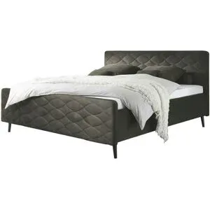 meinBett Polsterbettgestell  Mariano A ¦ braun ¦ Maße (cm): B: 149 H: 108
