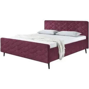 meinBett Polsterbettgestell  Mariano A ¦ rot ¦ Maße (cm): B: 149 H: 108