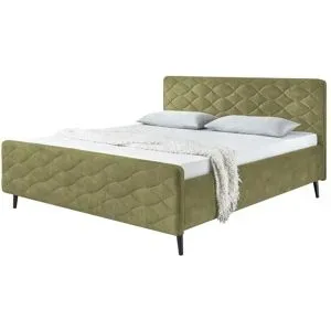 meinBett Polsterbettgestell  Mariano A ¦ grün ¦ Maße (cm): B: 189 H: 108