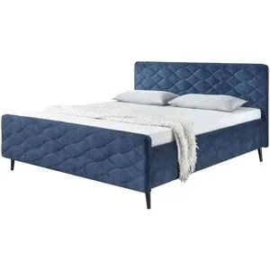meinBett Polsterbettgestell  Mariano A ¦ blau ¦ Maße (cm): B: 189 H: 108