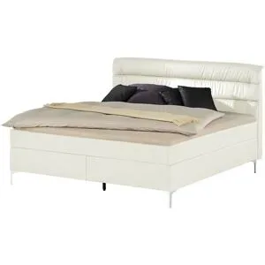 Höffner Boxspringbett  Lina ¦ weiß ¦ Maße (cm): B: 208 H: 122