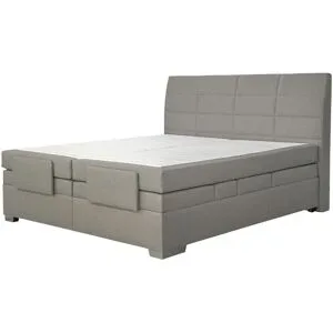 Höffner Boxspringbett  Bedfordshire ¦ beige ¦ Maße (cm): B: 187 H: 122