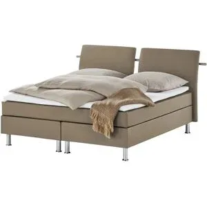 Höffner Boxspringbett  Krom ¦ braun ¦ Maße (cm): B: 192 H: 122