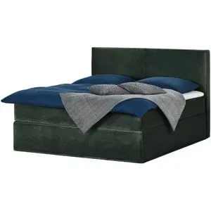 Boxspringbett 160 x 200 cm  Boxi Classic ¦ grün ¦ Maße (cm): B: 160 H: 125