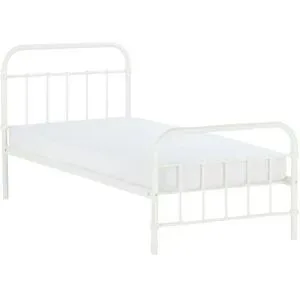 Höffner Metallbett  Susanna ¦ weiß ¦ Maße (cm): B: 97 H: 102